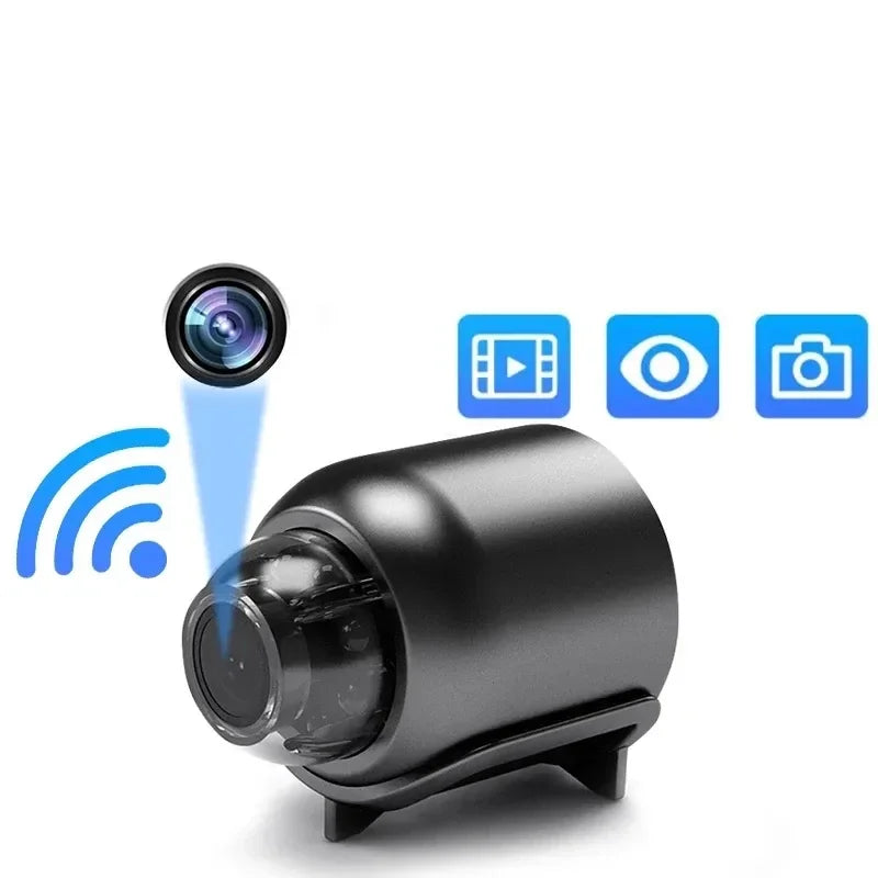 X5 Mini Security Camera with Voice Alert and 1080P HD Recording for Home and Baby Monitoring 