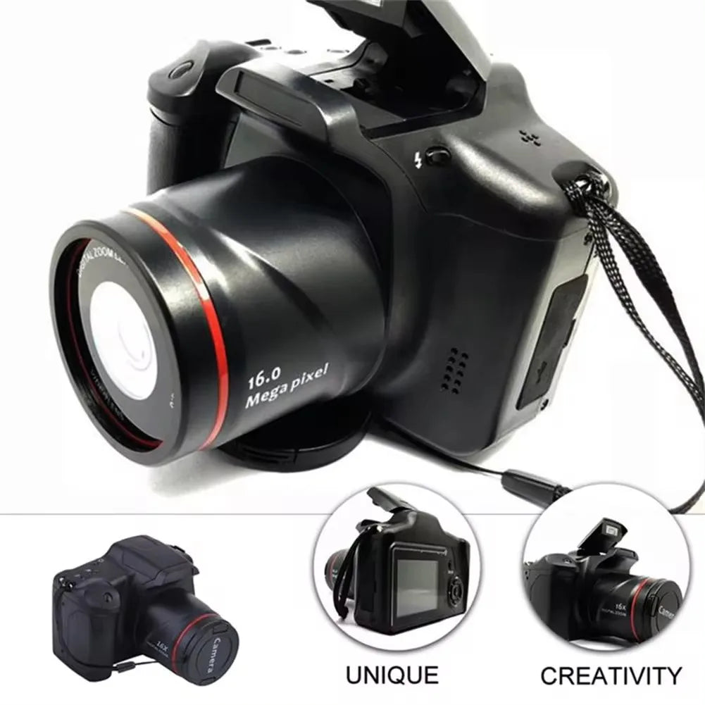 X-Front Digital Camera - Portable Digital Camera with 16X Digital Zoom and Video Camera for Beginners and Professionals 